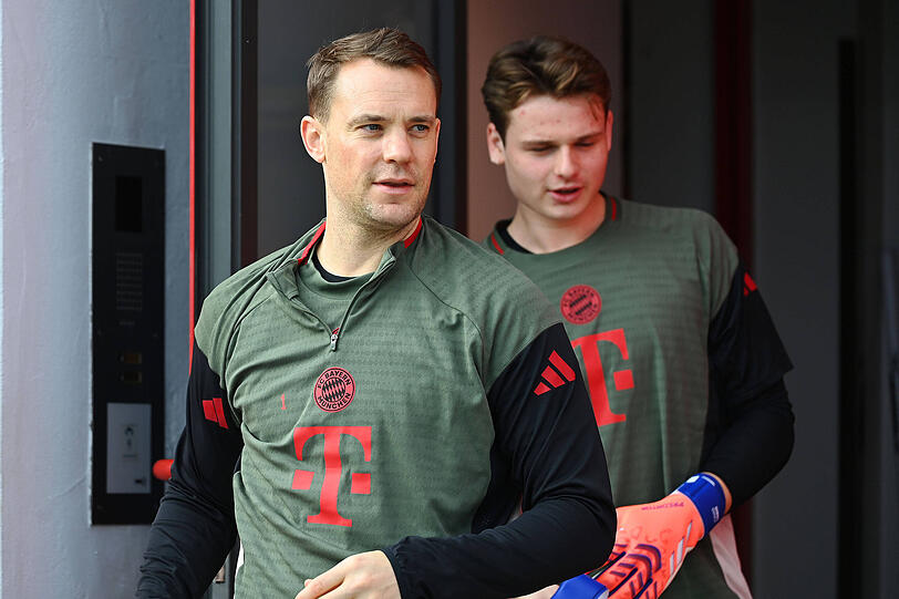 Kapitän und möglicher Thronfolger: Neuer (l.) und Jonas Urbig.