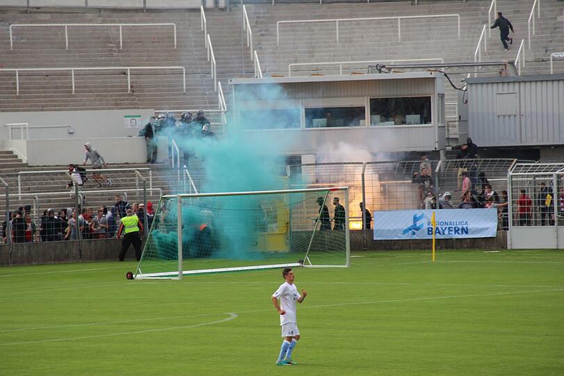 Weitere Bilder vom Amateurderby aus dem Grünwalder Stadion.