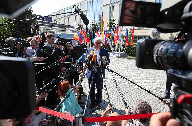 Wichtigstes Thema des Treffens ist der Konflikt im Osten der Ukraine. Foto: Wolfgang Kumm