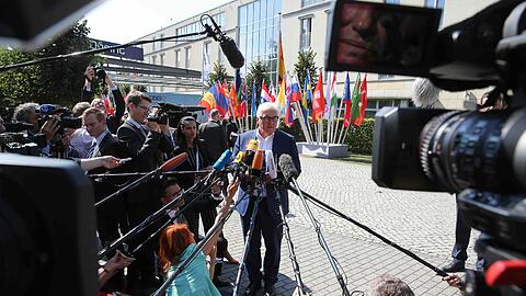 Wichtigstes Thema des Treffens ist der Konflikt im Osten der Ukraine. Foto: Wolfgang Kumm