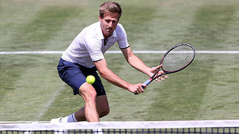 Peter Gojowczyk ist nach achtwöchiger Verletzungspause in Stuttgart auf die Tour zurückgekehrt.