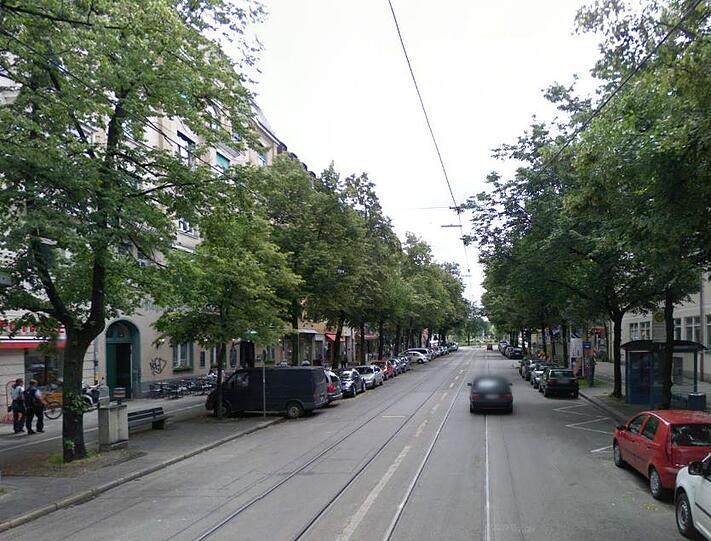 Um die Bäume in der Wörthstraße macht sich die SPD-Fraktion im BA Sorgen.