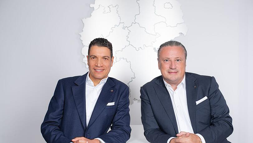 Sassan Hilgendorf und Daniel Ritter, Geschäftsführende Gesellschafter bei Von Poll Immobilien: Ein Mehrheitsanteil an dem Makler soll verkauft werden (Archivbild)