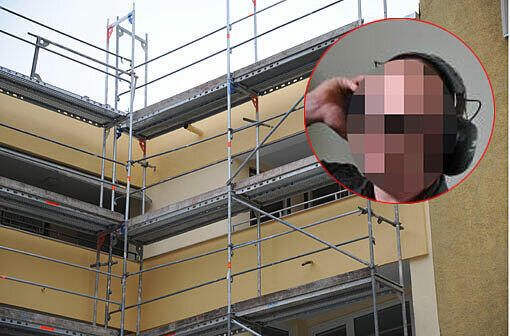 Der Balkon der Wohnung von Bianca T. in der Grünwalder Straße. Hier soll sie ihr Freund zusammengeschlagen haben.
Unter Verdacht: Oliver K. aus Germering (Bild rechts oben).