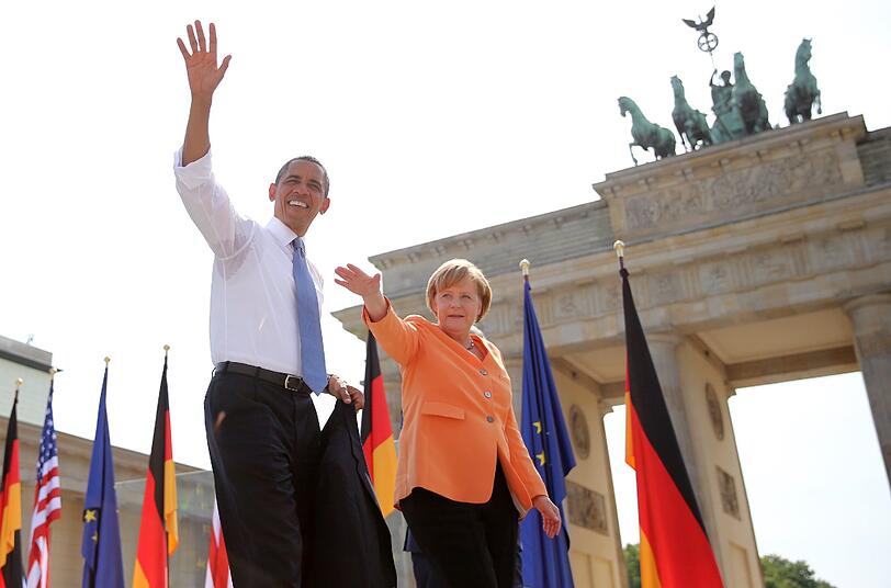 Barack Obama in Berlin.