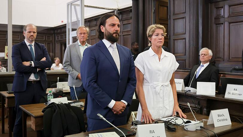 Christina Block und ihr Anwalt Ingo Bott Christina Block und ihr Anwalt Ingo Bott