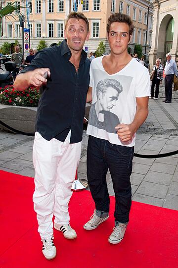 Mark Keller und Sohn Aaaron