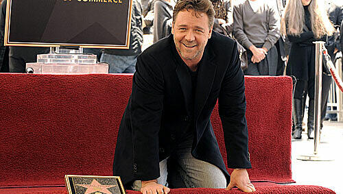 NEben dem Oscar der große Traum aus jeden Schauspielers: Ein Stern auf dem "Walk of Fame". Russel Crowe hat's geschafft. NEben dem Oscar der große Traum aus jeden Schauspielers: Ein Stern auf dem "Walk of Fame". Russel Crowe hat's geschafft.