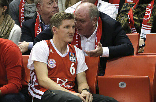Bastian Schweinsteiger und Uli Hoeneß