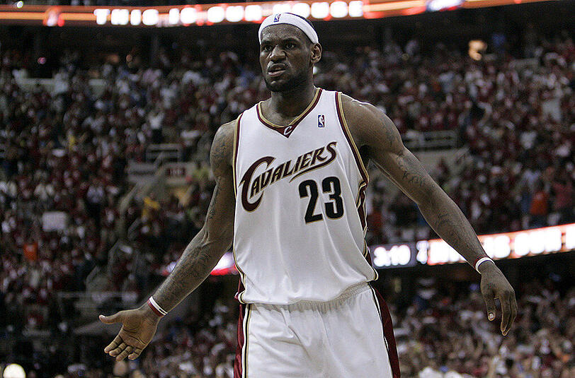 Glanzvolle Karriere: NBA-Star LeBron James in Bildern.