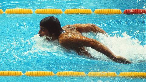 Im Becken unwiderstehlich: Spitz war bei Olympia 1972 unschlagbar.