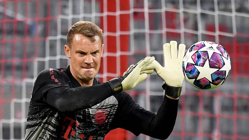 Manuel Neuer am Samstag vor dem Spiel. Manuel Neuer am Samstag vor dem Spiel.