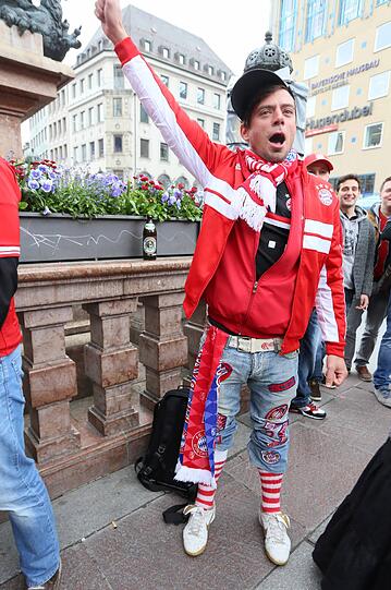 Geschichten, Fans und Skurilitäten: Stimmungsvolle Fotos aus München zum großen Finale in Wembley