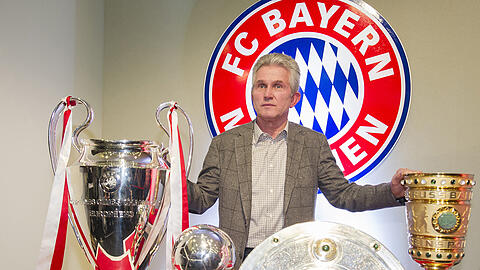 Jupp Heynckes gewann 2013 mit dem FC Bayern das Triple aus Meisterschaft, Pokal und Champions League.