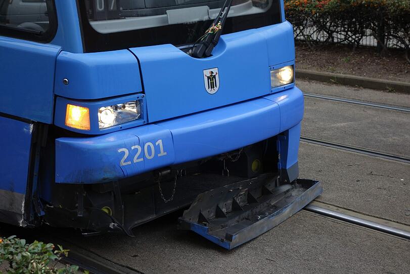 Tram-Unfall am Hauptbahnhof. Die Bilder