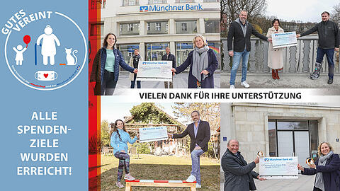"Gutes vereint" - Die diesjährige Aktion war für alle Spendenprojekte ein großer Erfolg.