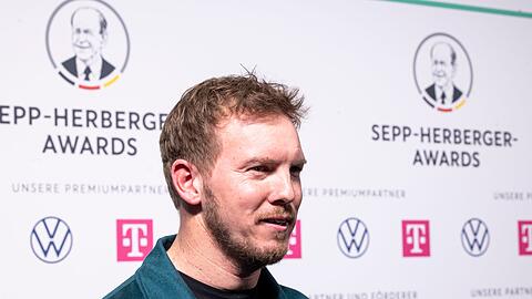 Bundestrainer Julian Nagelsmann bei der Preisverleihung.