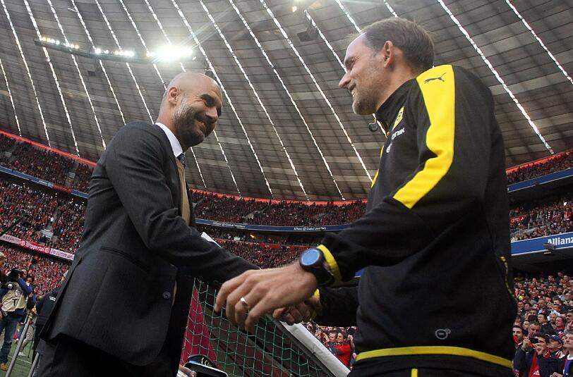 Schätzen sich: Pep Guardiola und Thomas Tuchel.