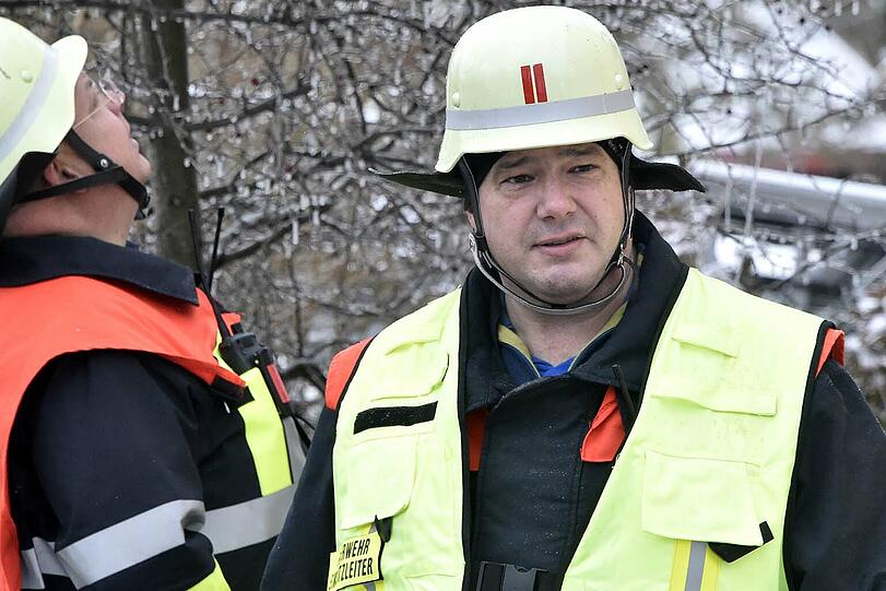 Kreisbrandmeister Markus Hardi: Er rettete die ältere Frau aus der brennenden Wohnung.