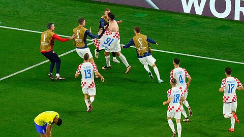 Kroatien setzte sich gegen Brasilien im Elfmeterschießen durch.