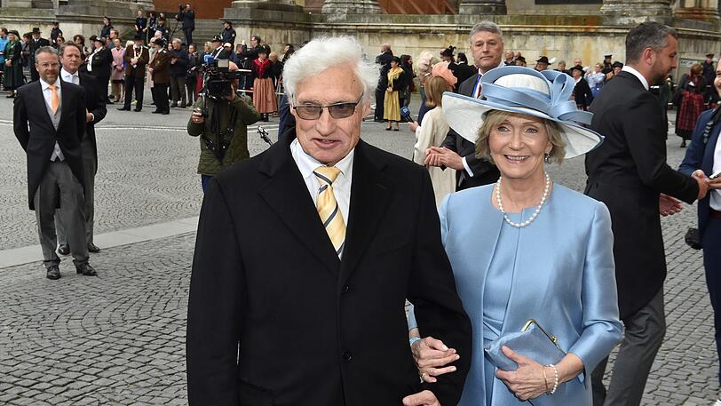 Luitpold Prinz von Bayern und Veronica Tylor (Brautmutter)