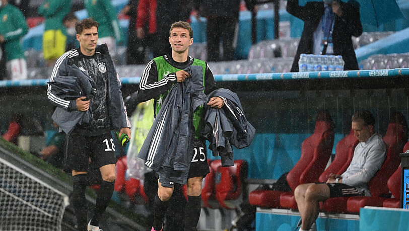 Die Bayern-Stars Leon Goretzka und Thomas Müller wurden gegen Ungarn eingewechselt.