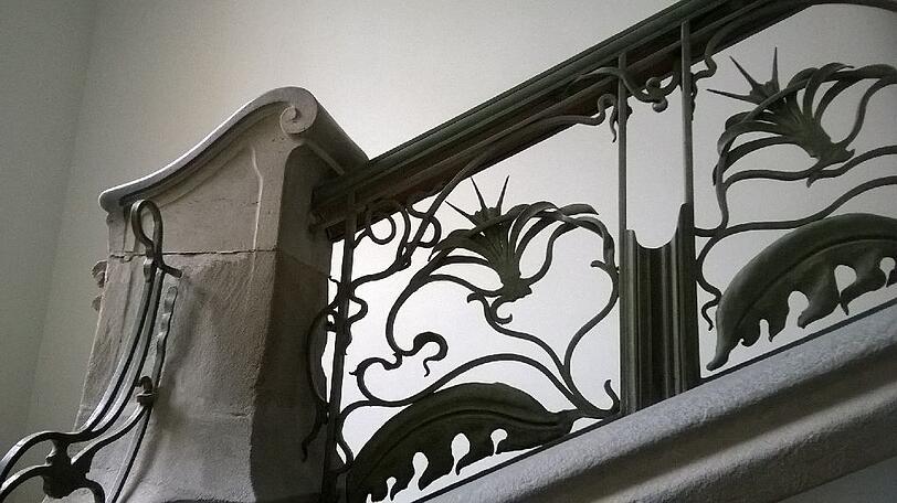 Nicht erhaltenswert? Das Jugendstil-Treppenhaus im Inneren.