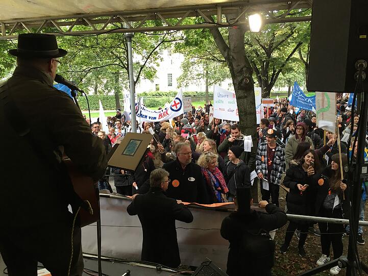 Alle Bilder von der Pfleger-Demo am Dienstag zum Durchklicken.