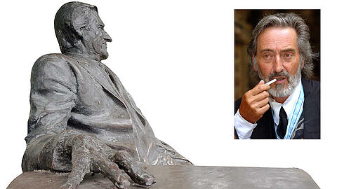 Monaco Franze gibt&rsquo;s als Skulptur. Dietl noch nicht.