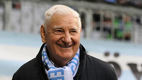 Feiert am 1. Oktober seinen 88. Geburtstag: 1860-Legende und Meister-Löwe Petar Radenkovic.