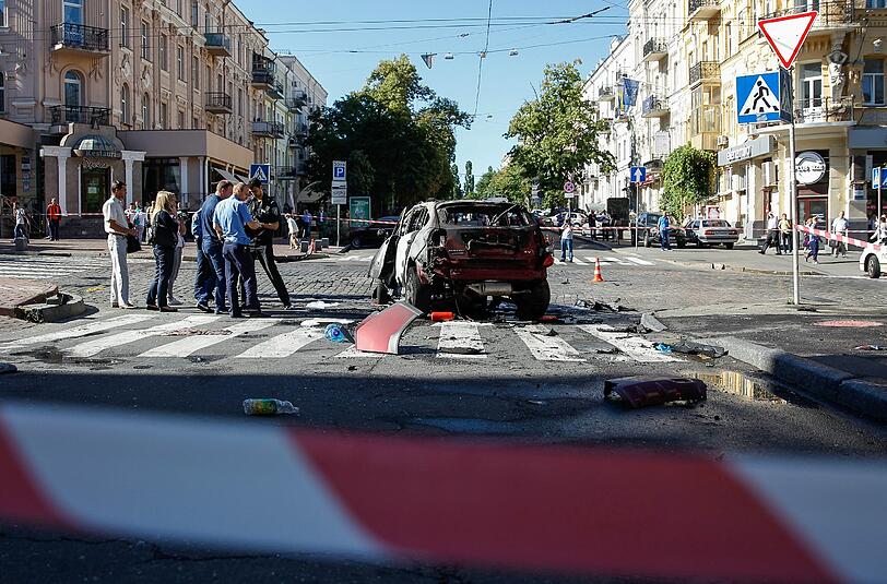 Das ukrainische Innenministerium geht von einem Bombenanschlag auf Pawel Scheremet aus. Foto: Roman Pilipey