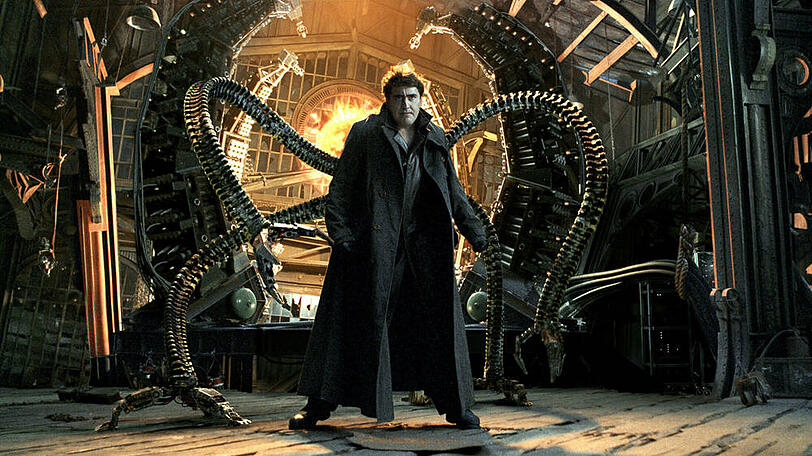 Alfred Molina in "Spider-Man 2"