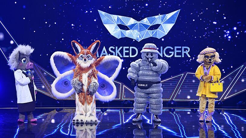 Kurzes Vergn&uuml;gen: Bubble und Emily Wau (rechts) mussten "The Masked Singer" gleich in der ersten Show verlassen - und sorgten bei der Demaskierung f&uuml;r erstaunte Gesichter.
