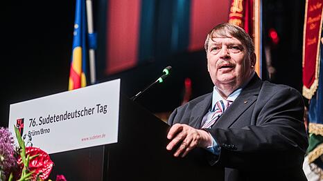 Bernd Posselt, Sprecher der Sudetendeutschen Volksgruppe.