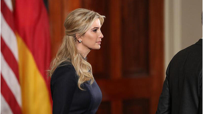 Ivanka Trump, Tochter von US-Präsident Trump, im East Room des Weißen Hauses in Washington.