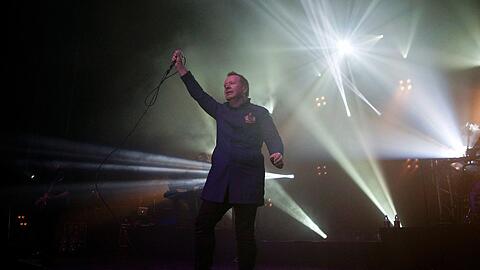 Jim Kerr, Frontmann der Simple Minds, bei einem Konzert in Portugal 2012.