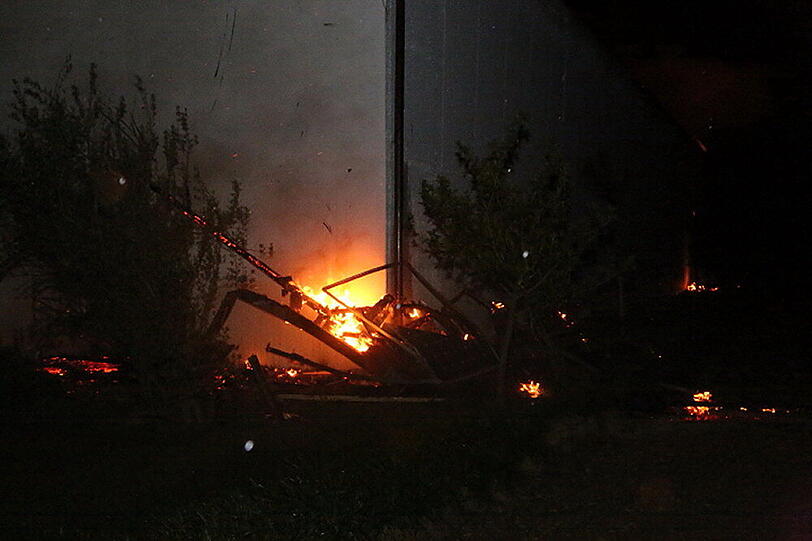 Bilder vom Großbrand in Engelsberg.