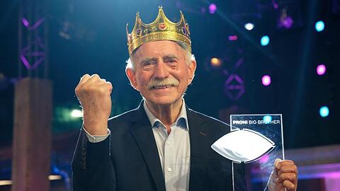 Sieger von "Promi Big Brother": Der ehemalige Sportmoderator Werner Hansch.