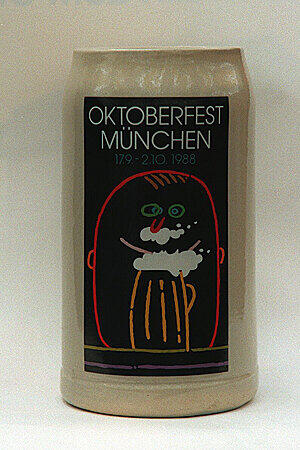 Der offizielle Wiesn-Krug von 1988.