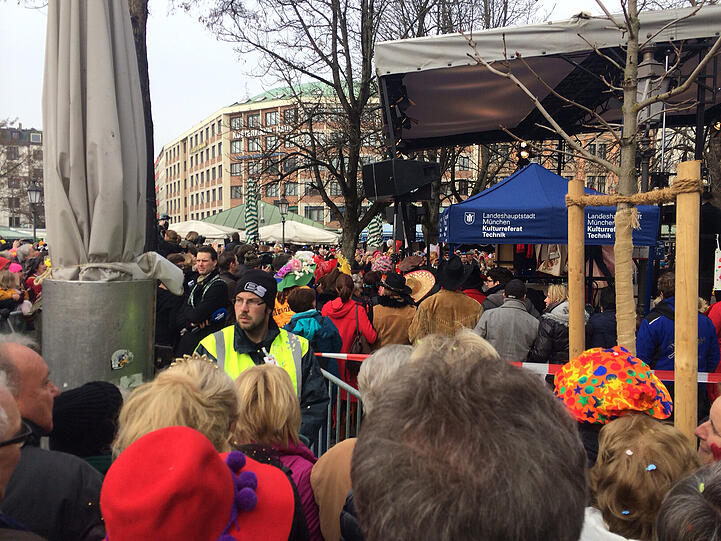 Fasching in München: Die Bilder vom Viktualienmarkt