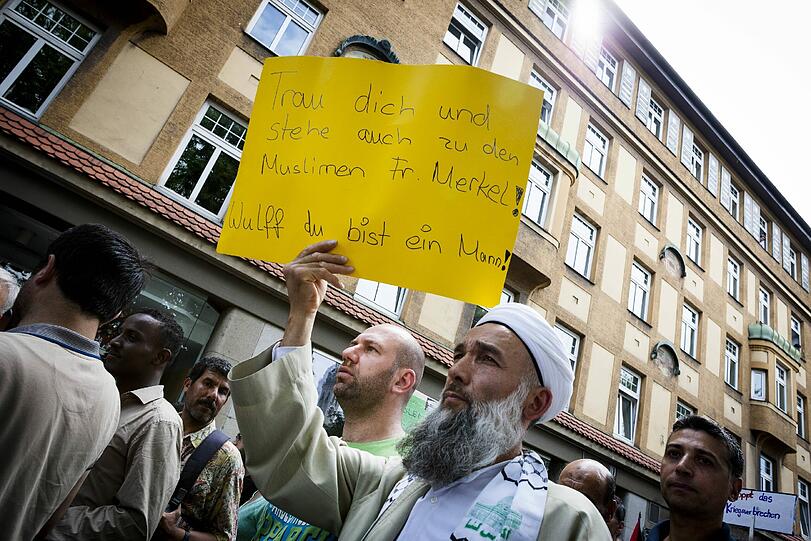 Pro-Palästina-Demo in der Münchner City: Die Bilder.