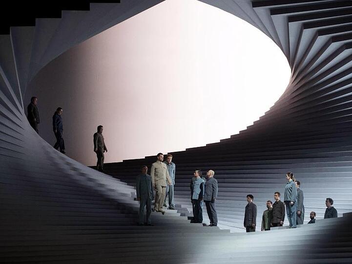 Premiere am Schirm statt im Theater: Die Oper "Fidelio" im Theater an der Wien.
