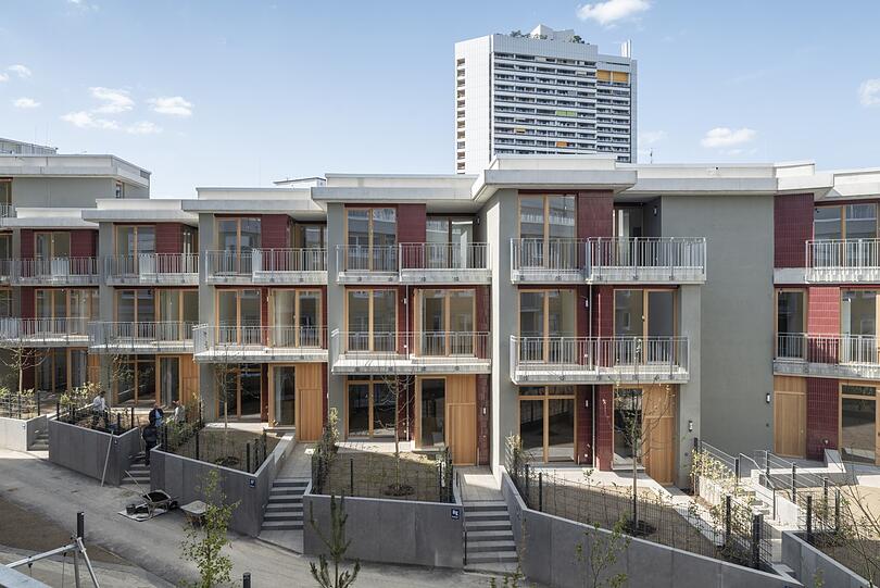 Wo Münchner wohnen und arbeiten: Neubau an der Hansastraße.