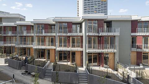 Wo Münchner wohnen und arbeiten: Neubau an der Hansastraße.