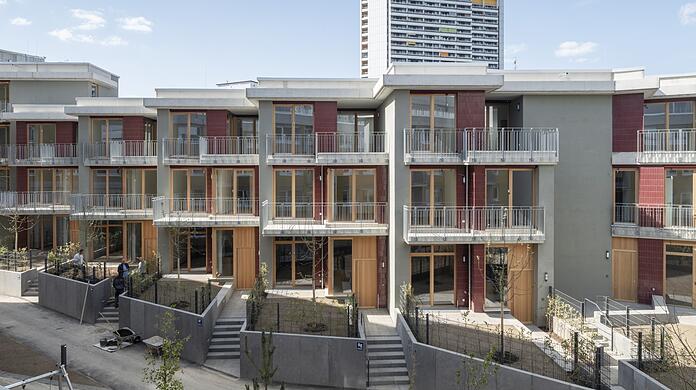 Wo Münchner wohnen und arbeiten: Neubau an der Hansastraße.