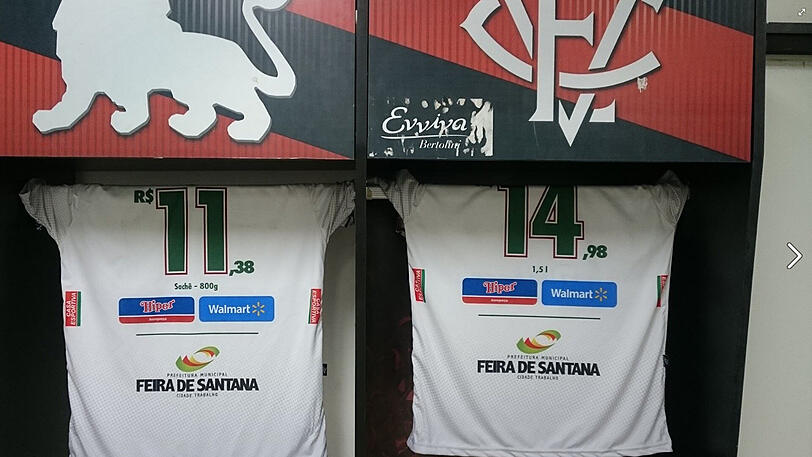Die skurrilen Trikots von Fluminense de Feira.
