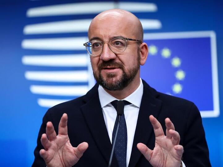 Charles Michel Ende vergangenen Jahres während einer Pressekonferenz in Brüssel.