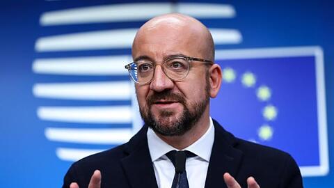 Charles Michel Ende vergangenen Jahres während einer Pressekonferenz in Brüssel.