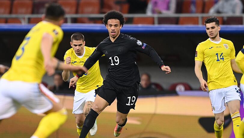 Sané-Auftritt in Duisburg: Der Star des FC Bayern beim 1:0-Sieg der deutschen Nationalmannschaft in der WM-Qualifikation gegen Rumänien.