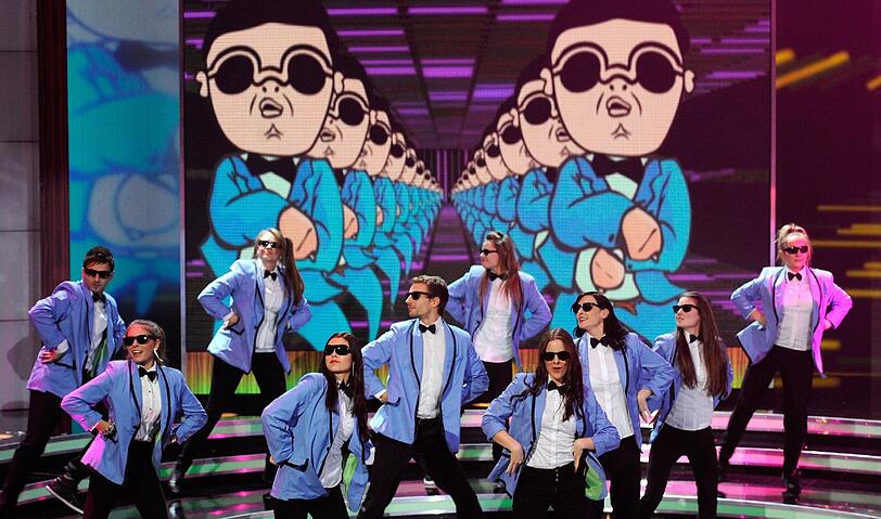 Gangnam Style für den Jahresrückblick.